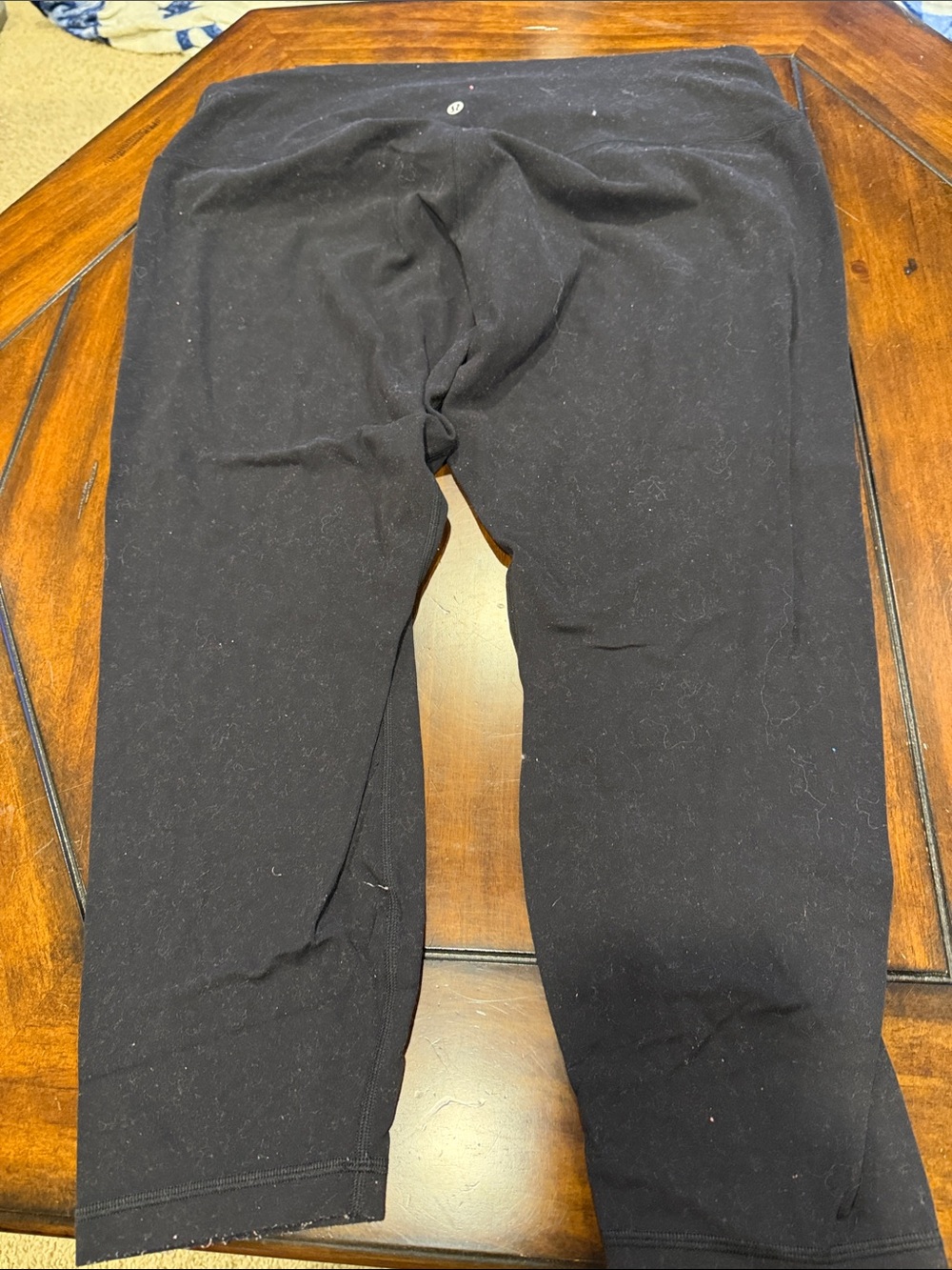 lululemon athletica Black Capri Leggings